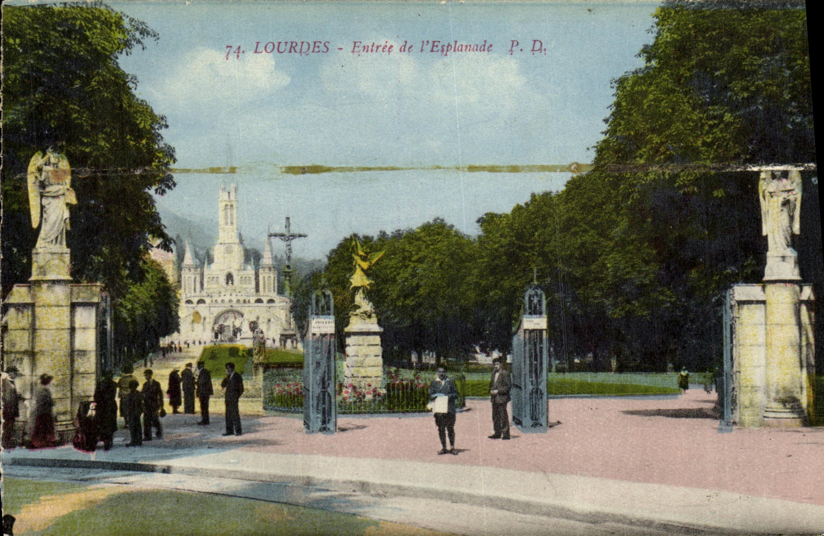 CPA Lourdes Entree de l Esplanade