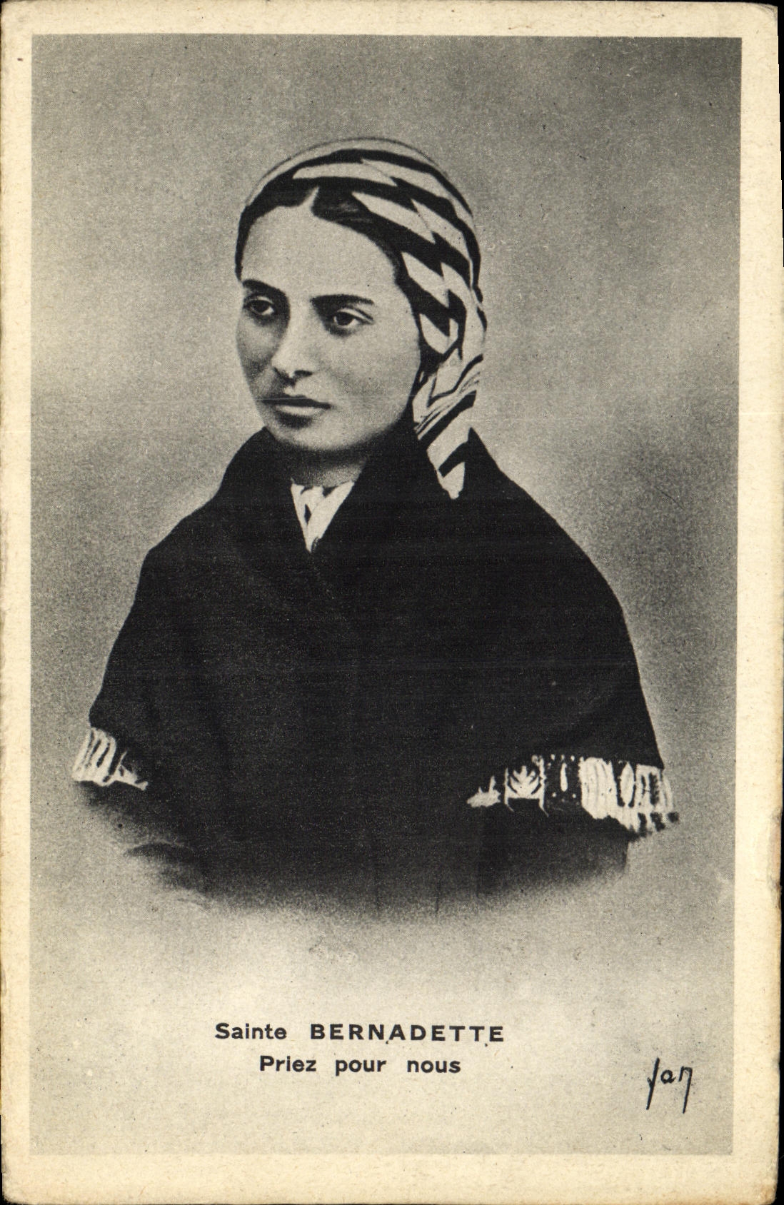 CPA Lourdes Saint Bernadette Priez pour nous