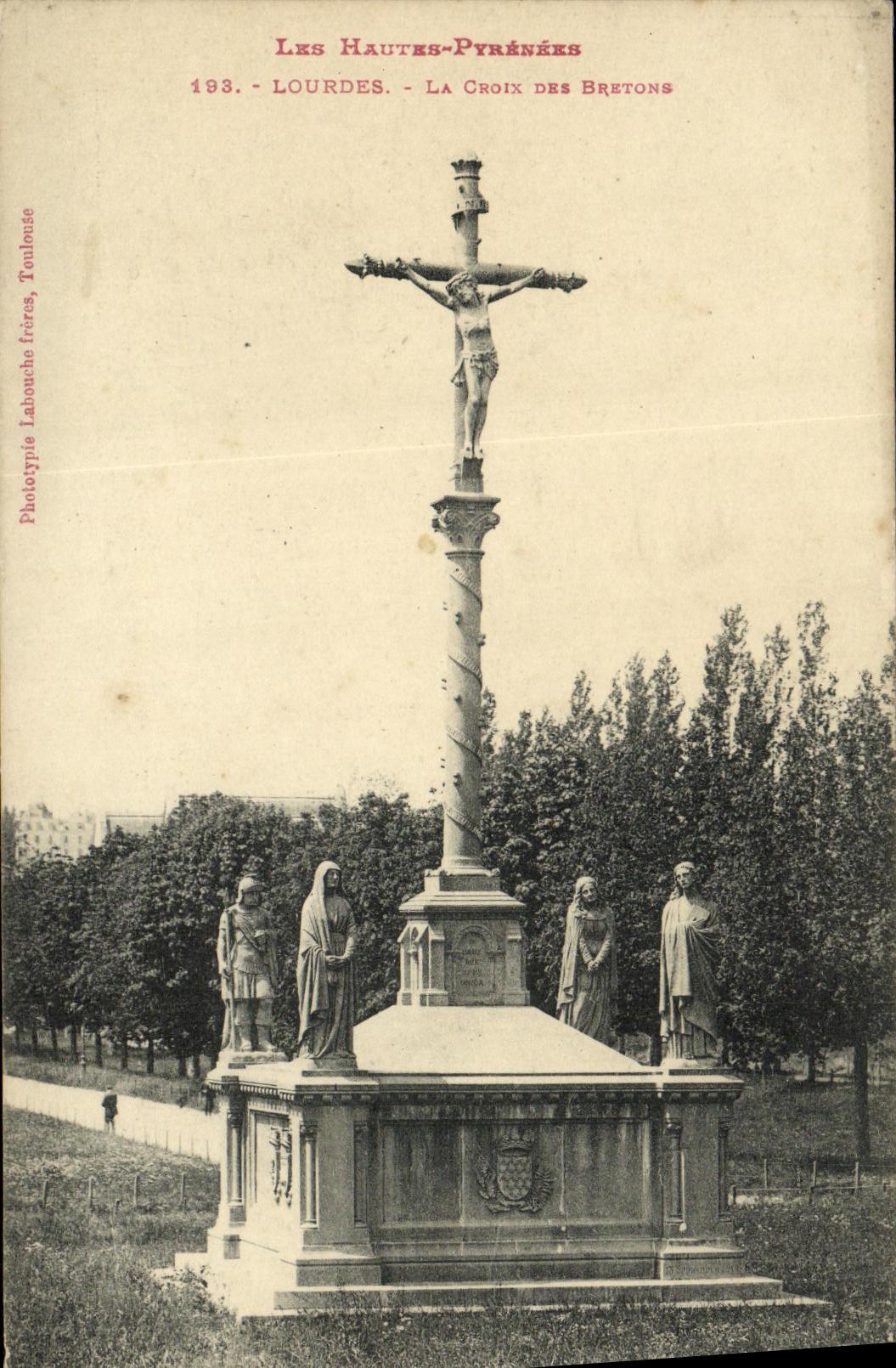 CPA Lourdes La Choix des Bretons