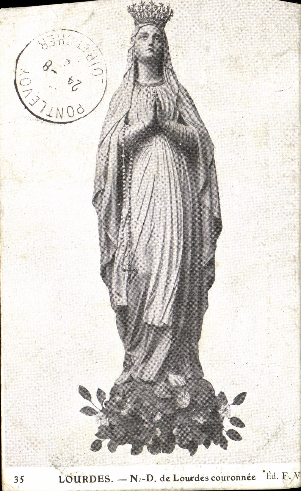 CPA Lourdes N D de Lourdes Couronnee