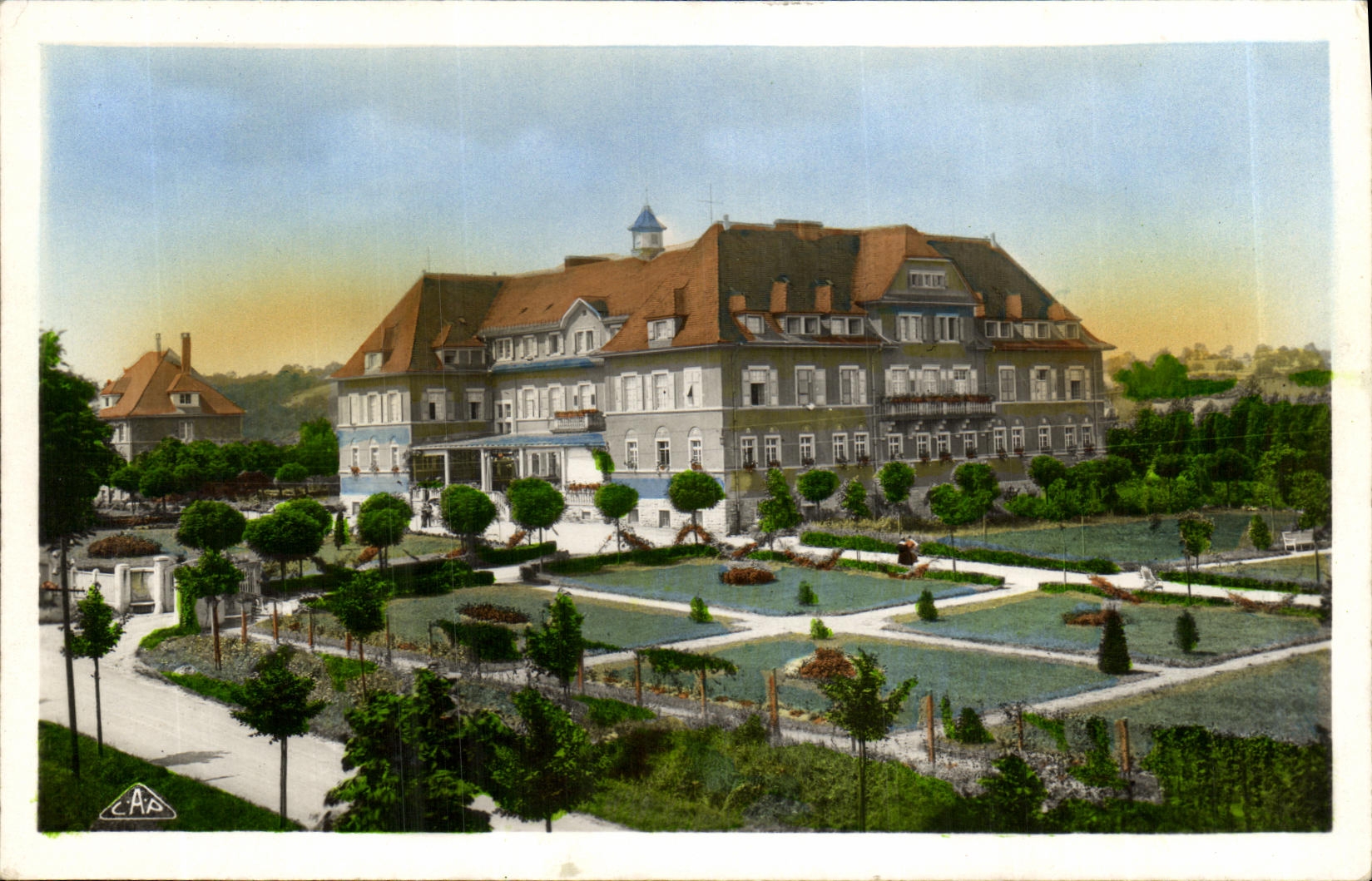 VINTAGE POSTCARD Morsbronn L Hydropathic establishment