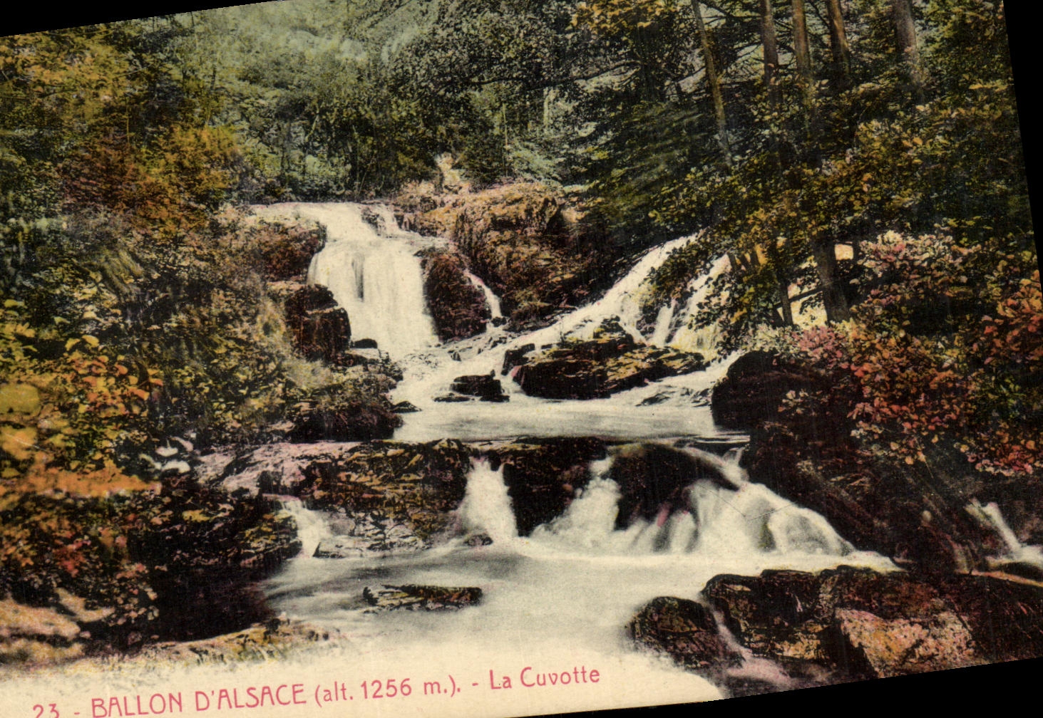 VINTAGE POSTCARD Balloon D Alsace Cuvotte