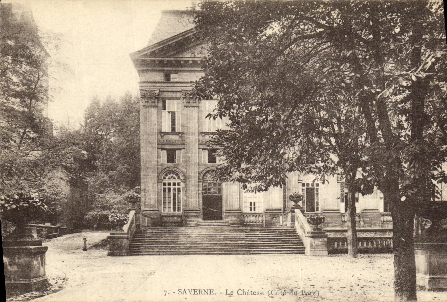 CPA Saverne Le Chateau Cote du parc