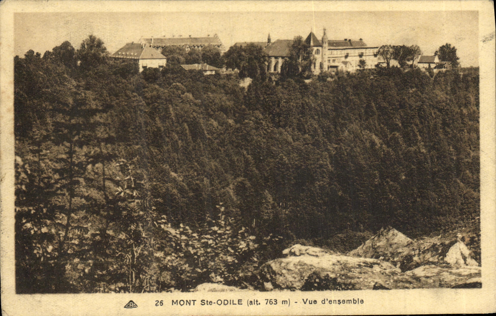 CPA Mont Sainte Odile Vue Generale