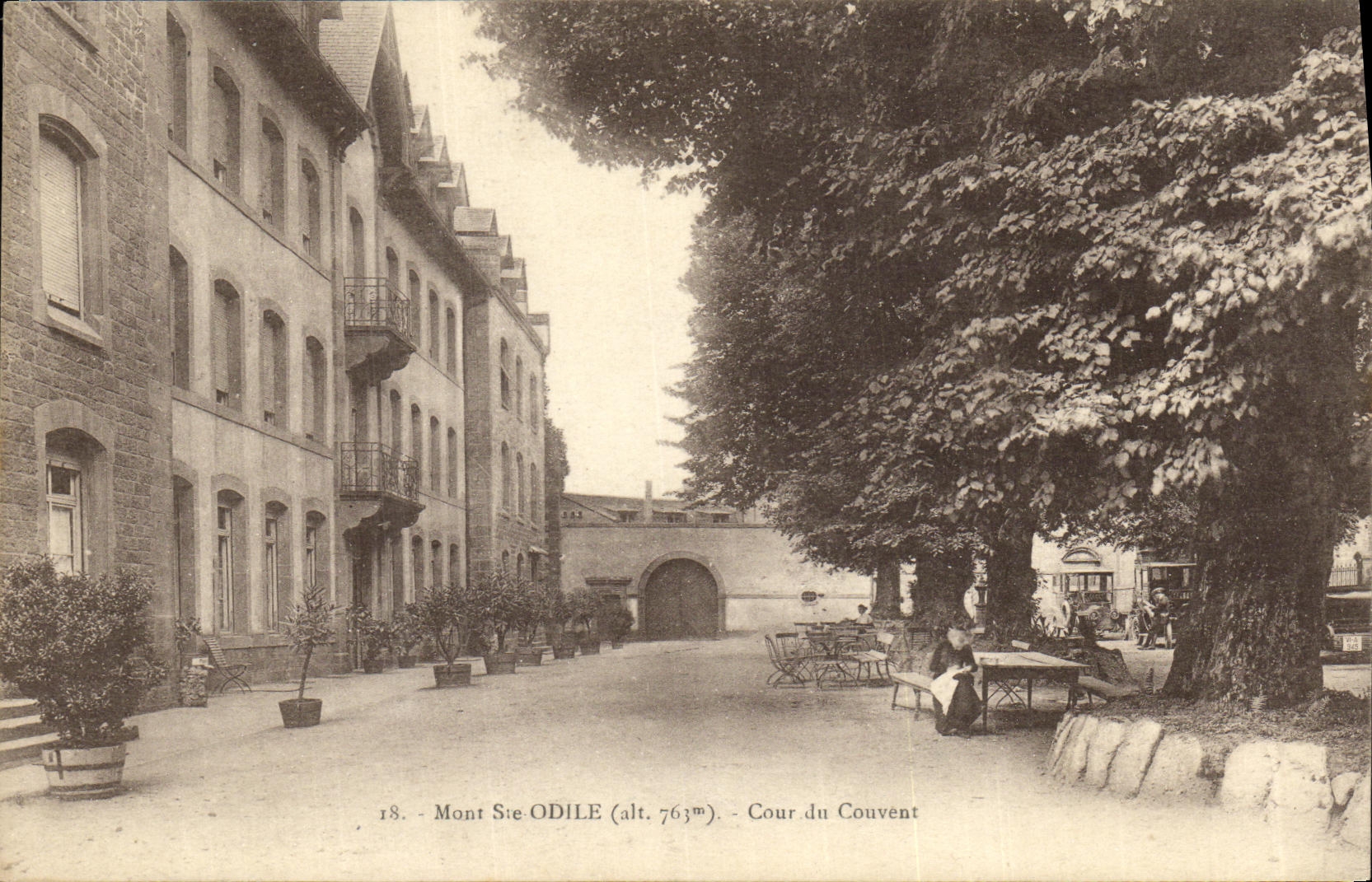 CPA Mont Sainte Odile Clour du Couvent