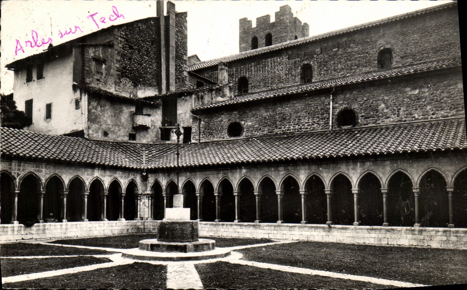 CPM Arles Sur Tech Interieur du Cloitre
