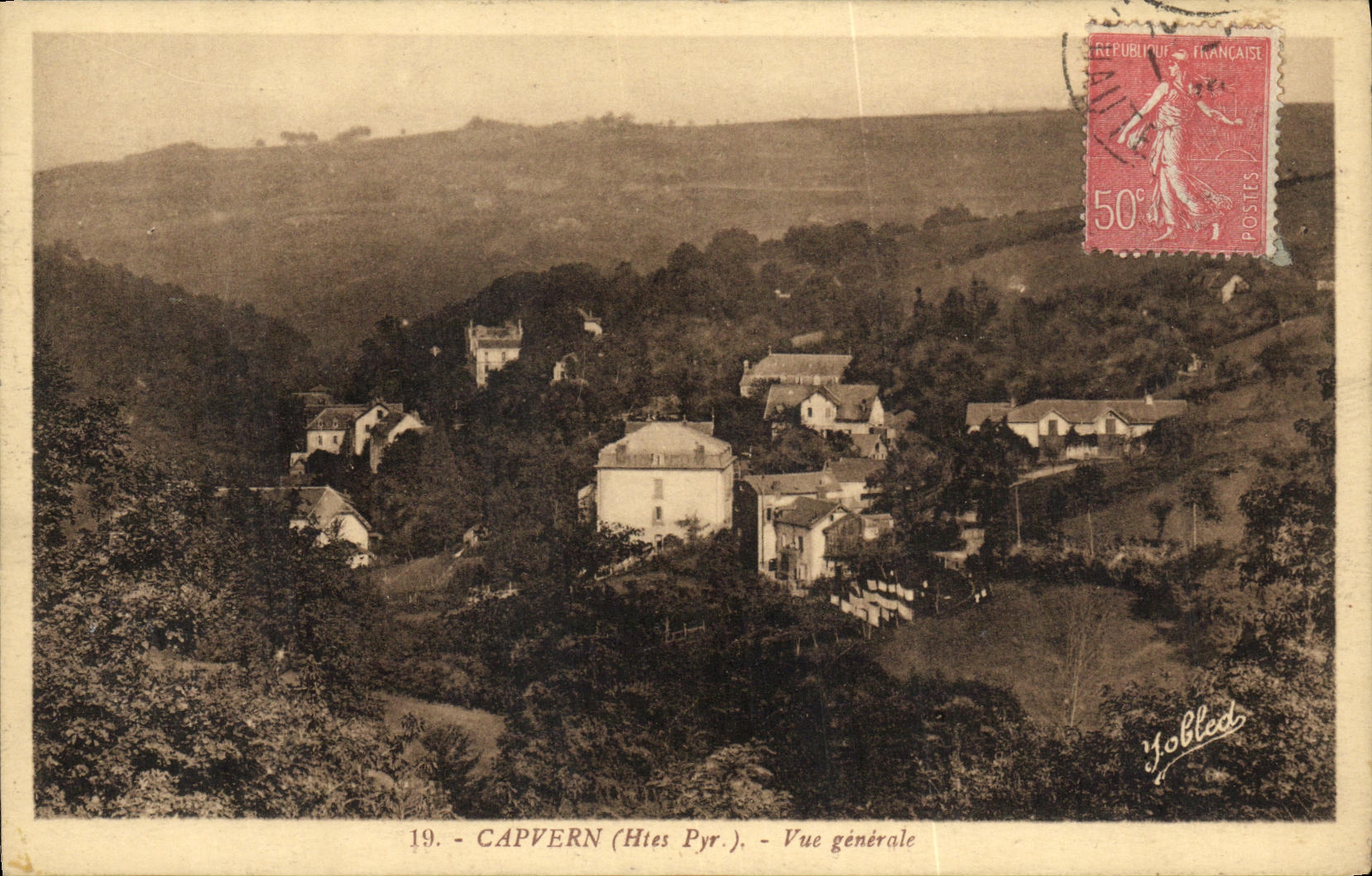VINTAGE POSTCARD Capvern View