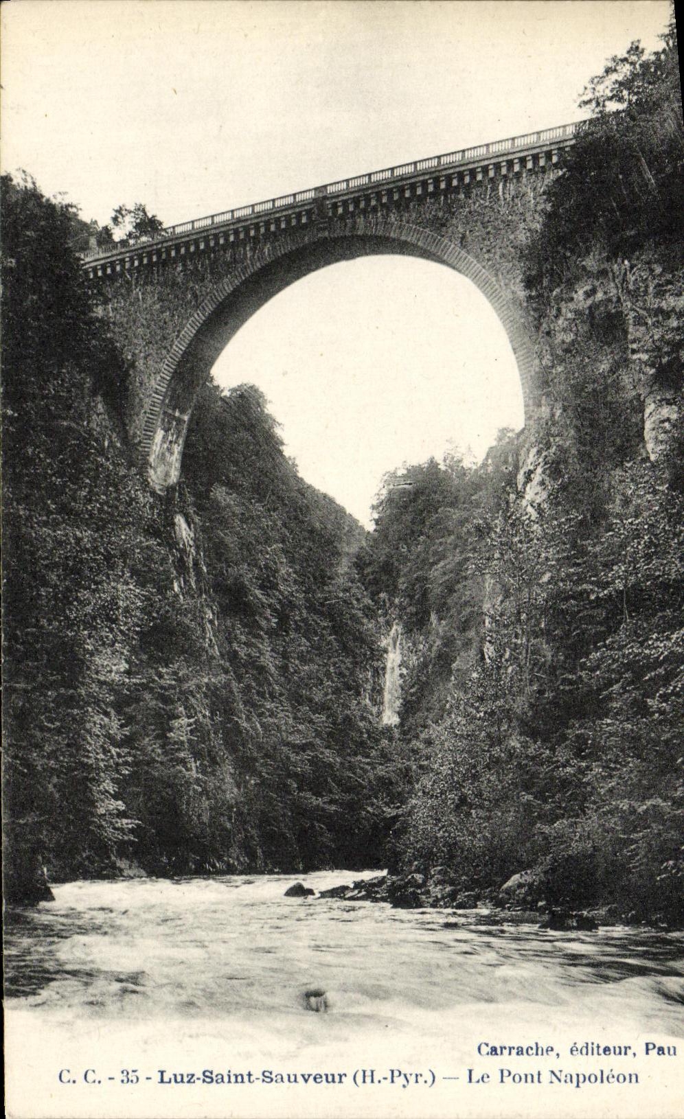 CPA Luz Saint Sauveur Le Pont Napoleon