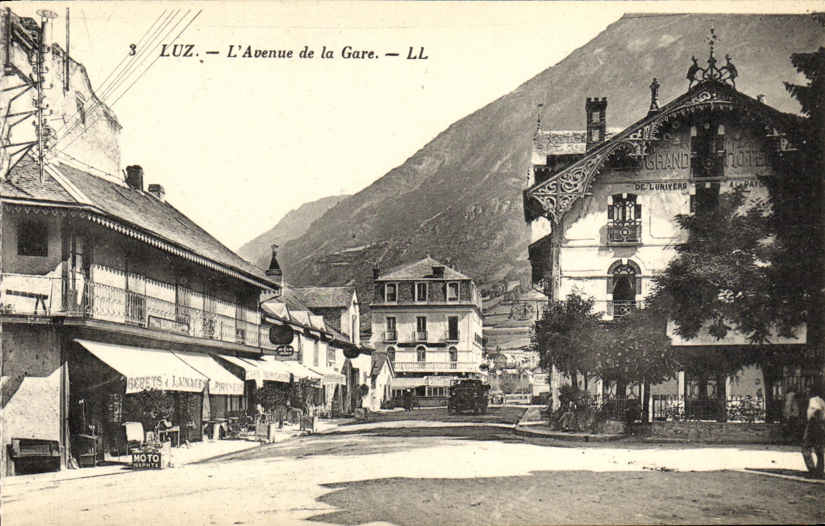 CPA Luz L Avenue de la Gare