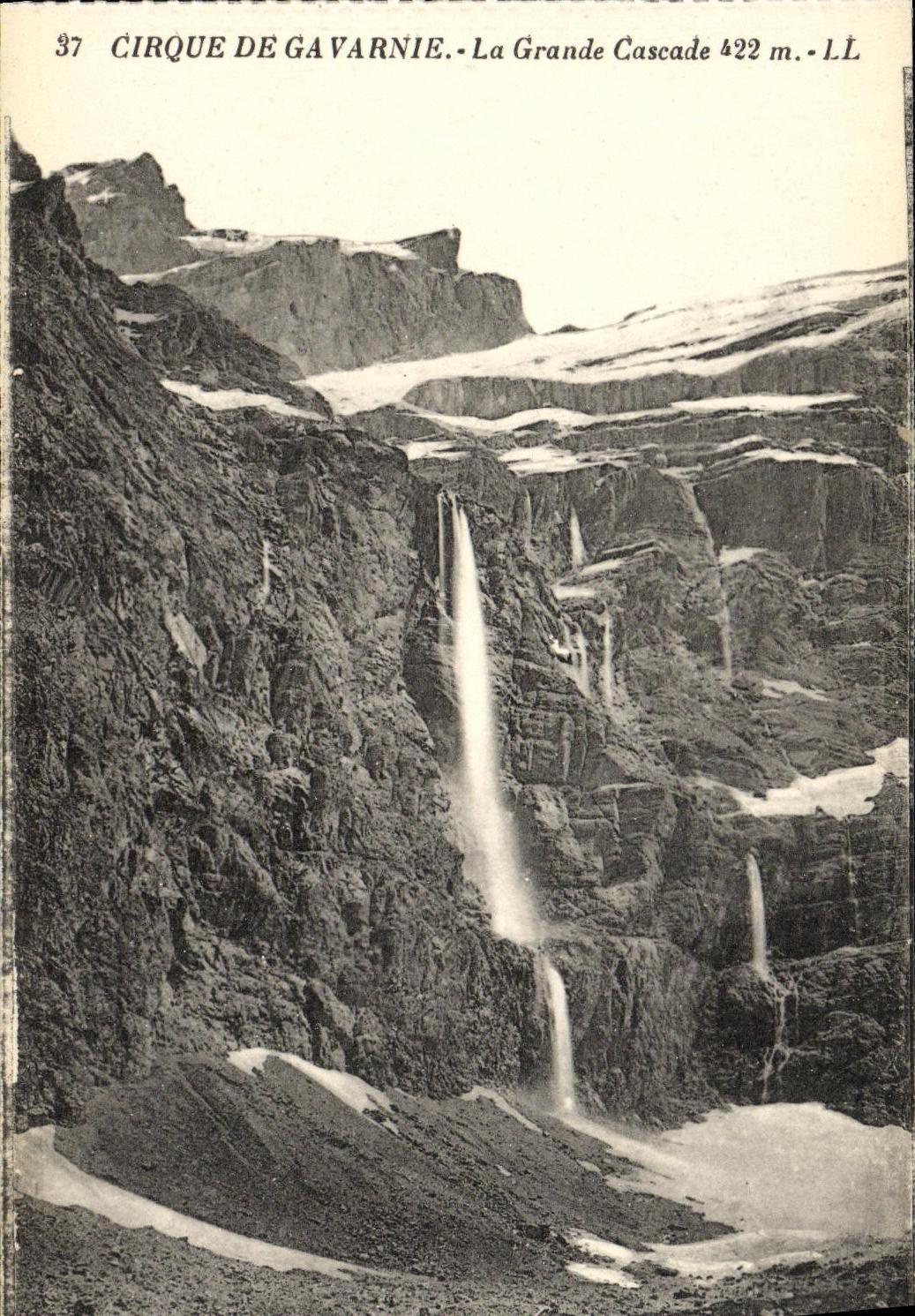 CPA Cirque De Gavarnie Le Grande Cascade