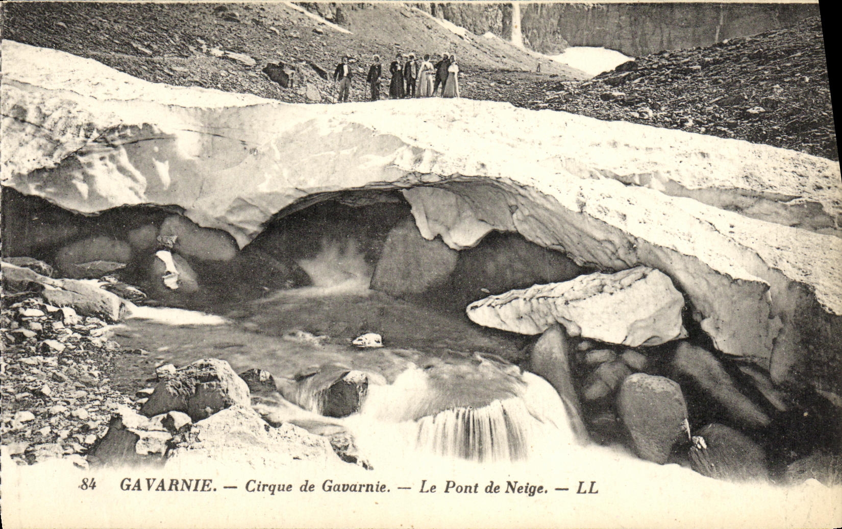 CPA Gavarnie La Cirque Le Pont de Neige