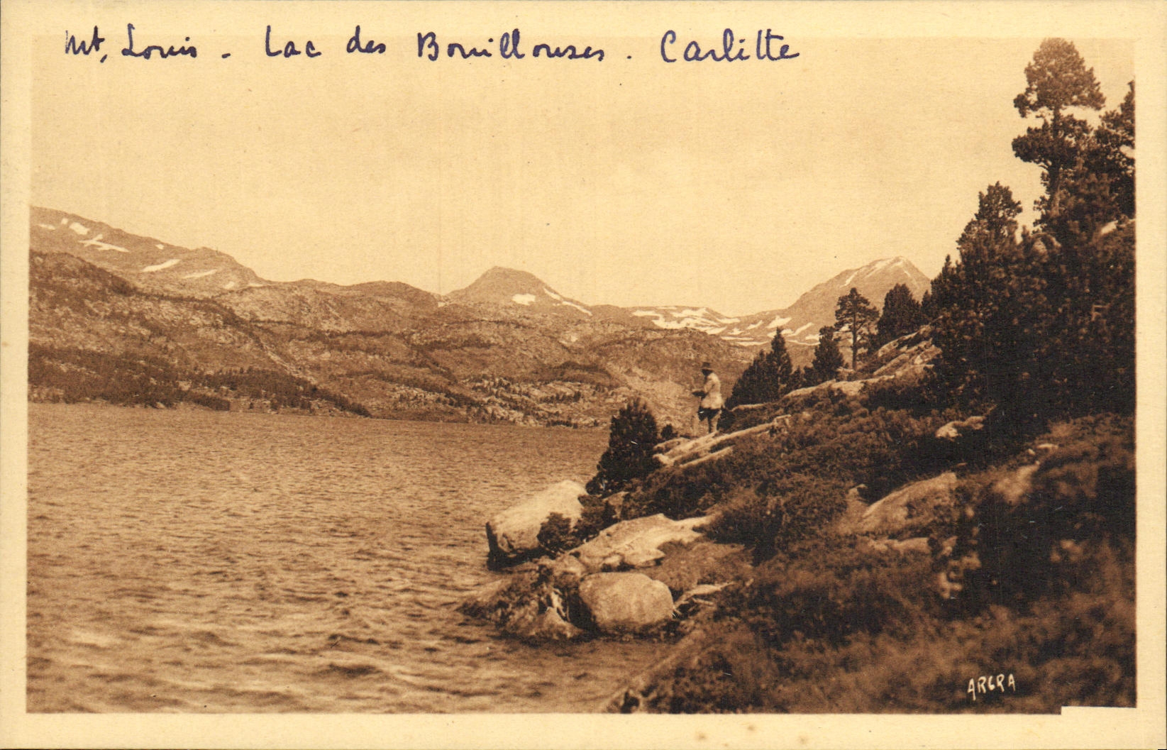 VINTAGE POSTCARD Lake of Bouillouses Carlitte