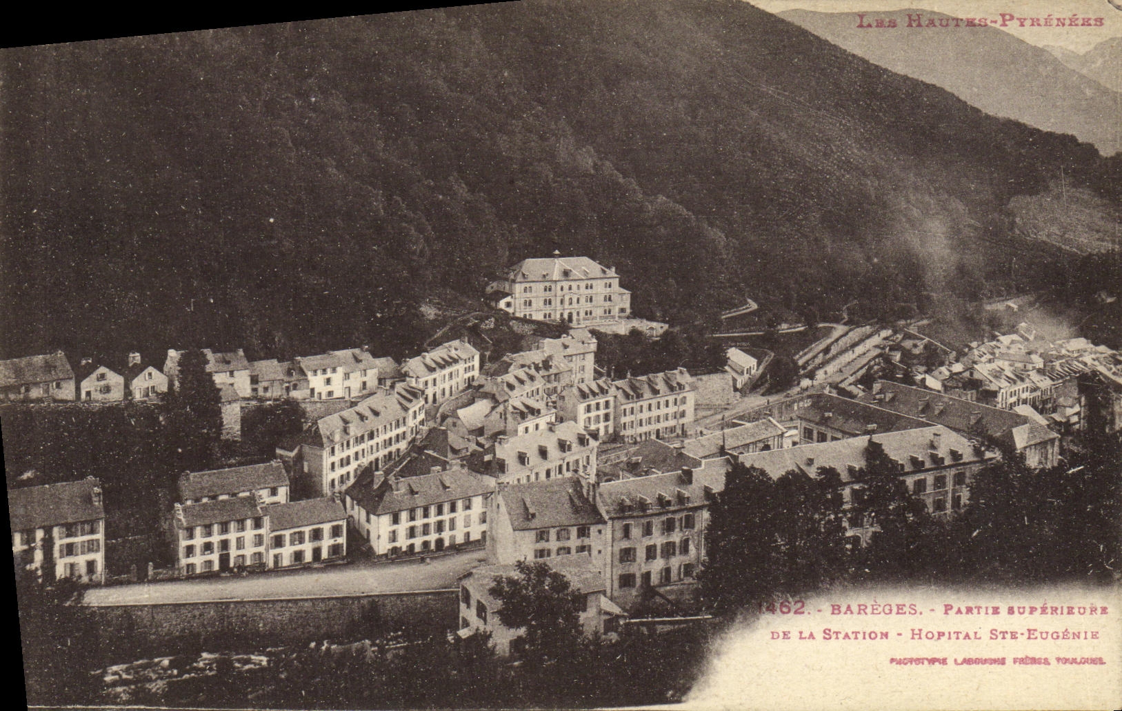 VINTAGE POSTCARD Bareges the Station Hospital co  Eugenie