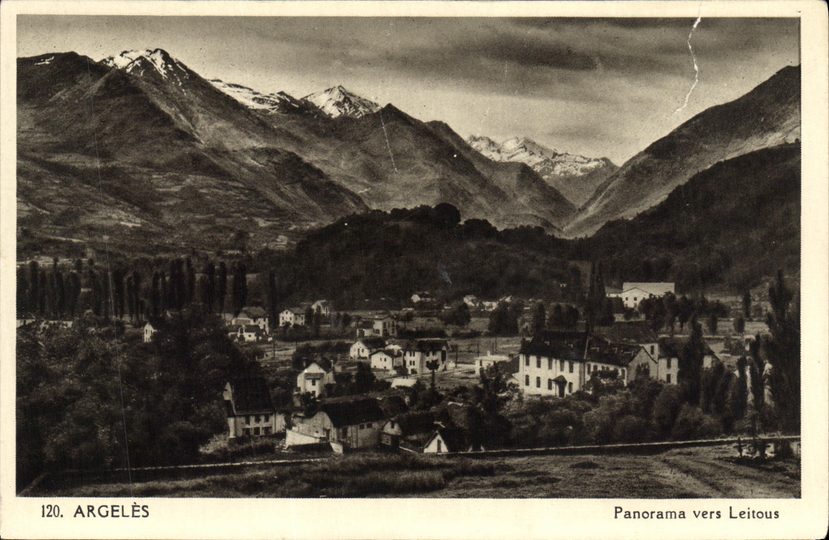 CPA Argeles Panorama vers Leitous