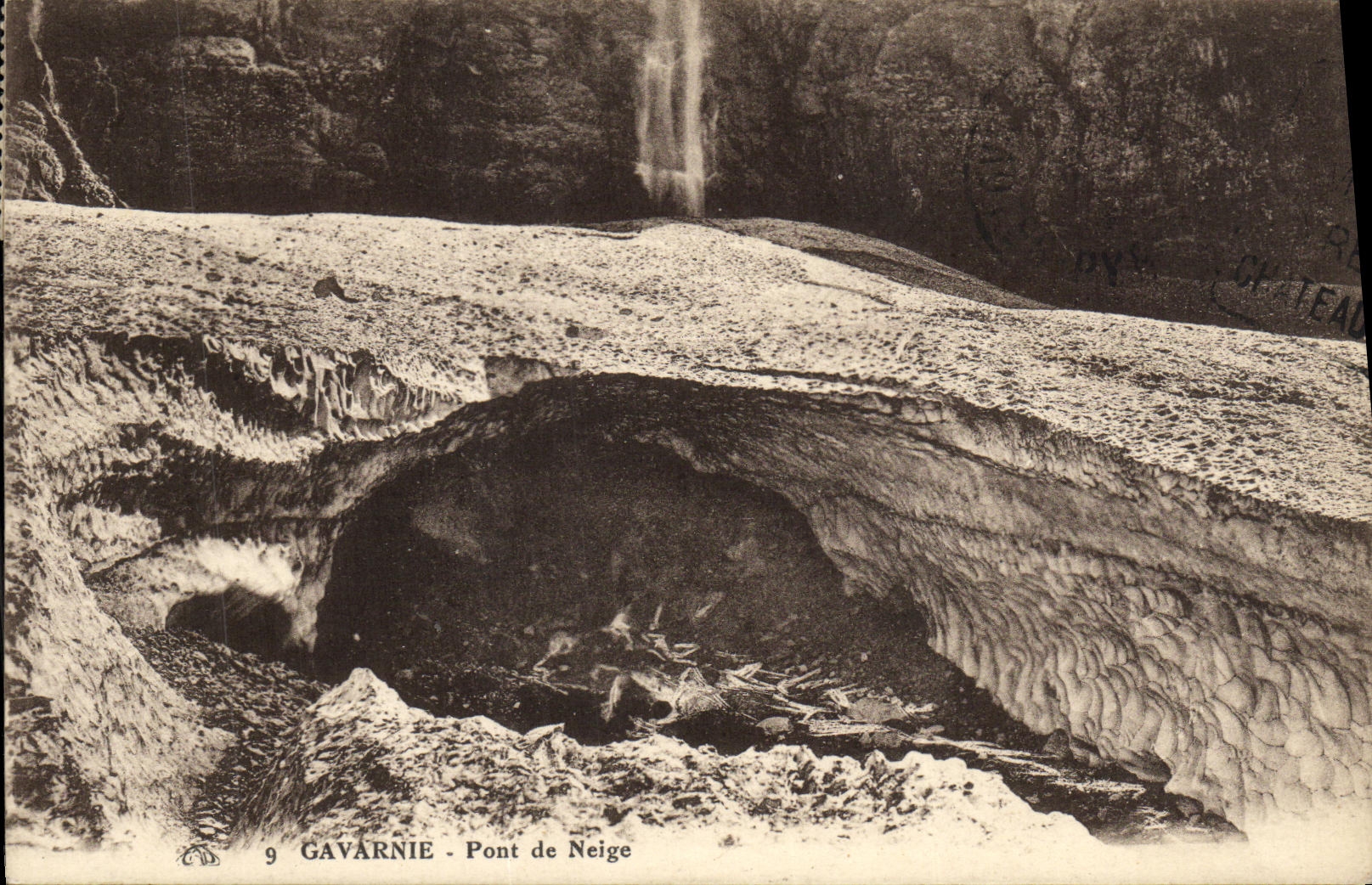 CPA Gavarnie Pont de Neige