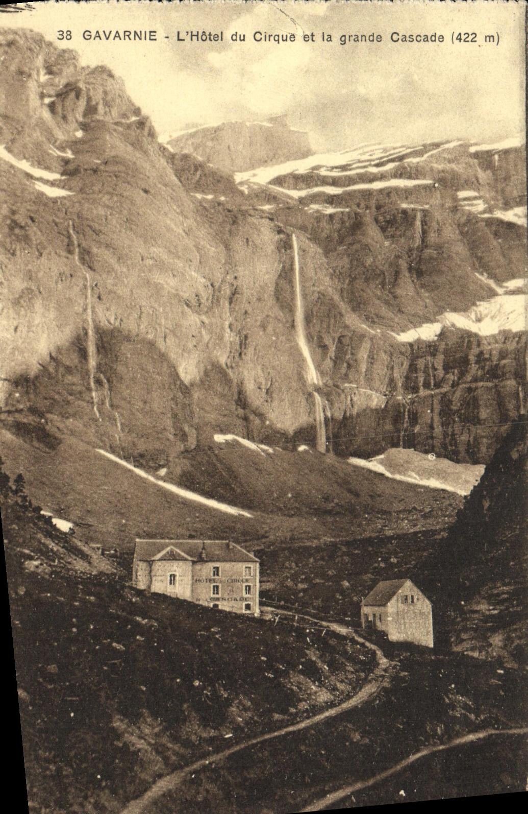 CPA Gavarnie L Hotel du Cirque et la Grande Cascade