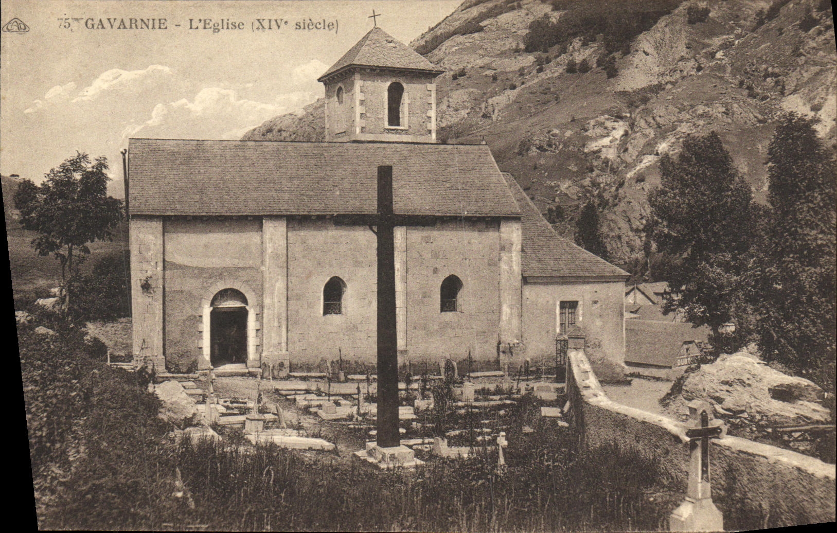 CPA Gavarnie L Eglise