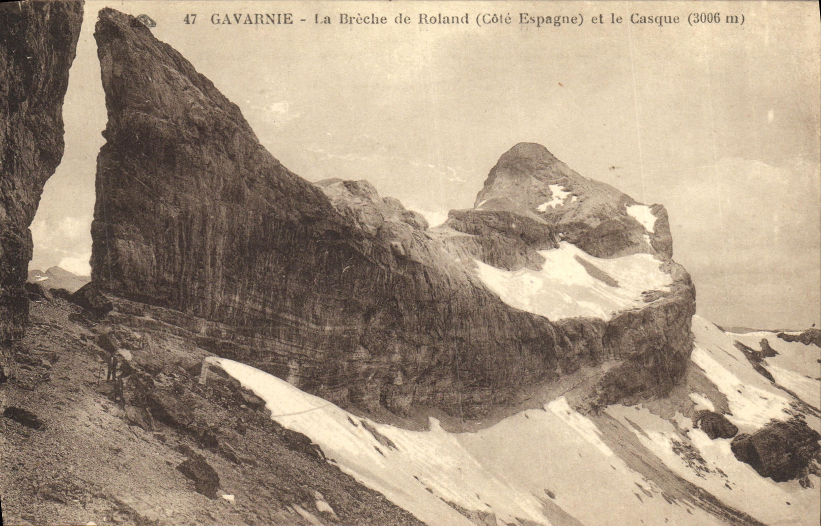 CPA Gavarnie La Breche de Roland et le cirque
