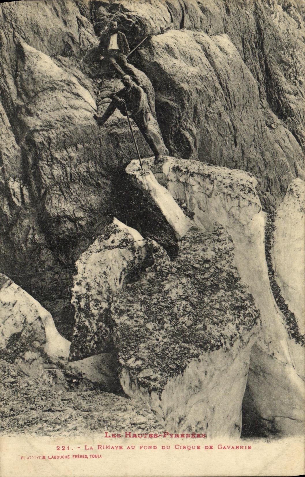 CPA Gavarnie La Rimaye au fond du cirque de Gavarnie