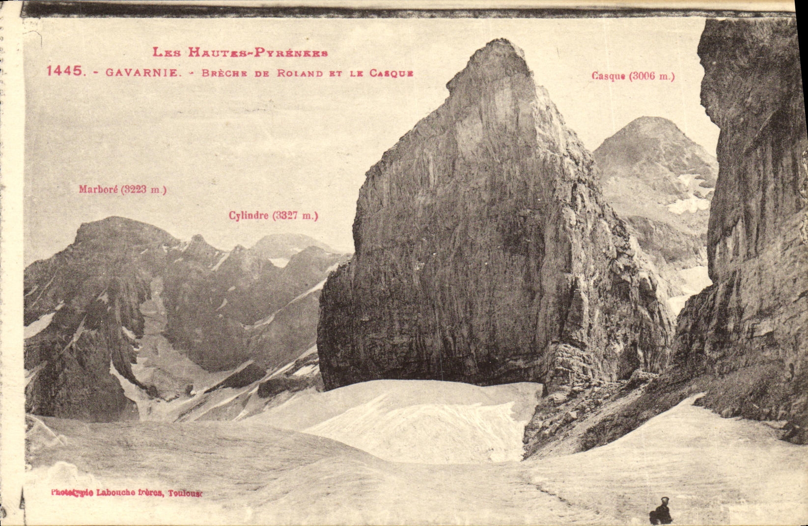 CPA Gavarnie Breche De Roland Et Le Casque