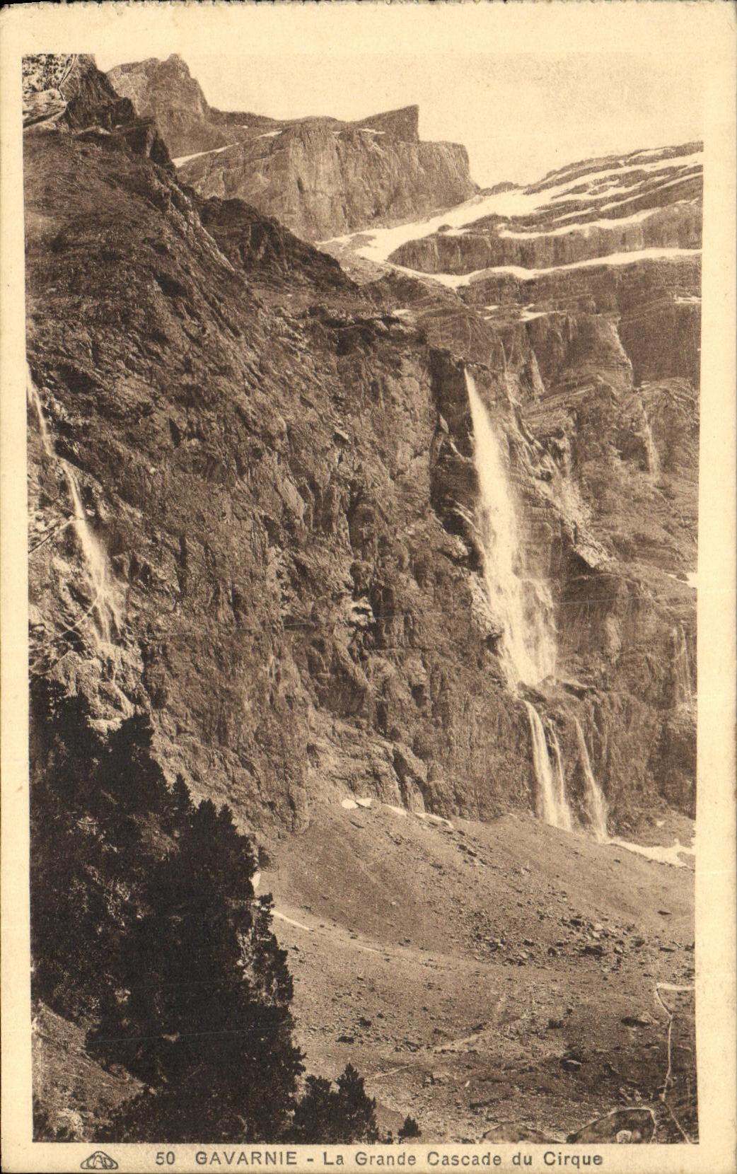 CPA Gavarnie La Grande Cascade du Cirque
