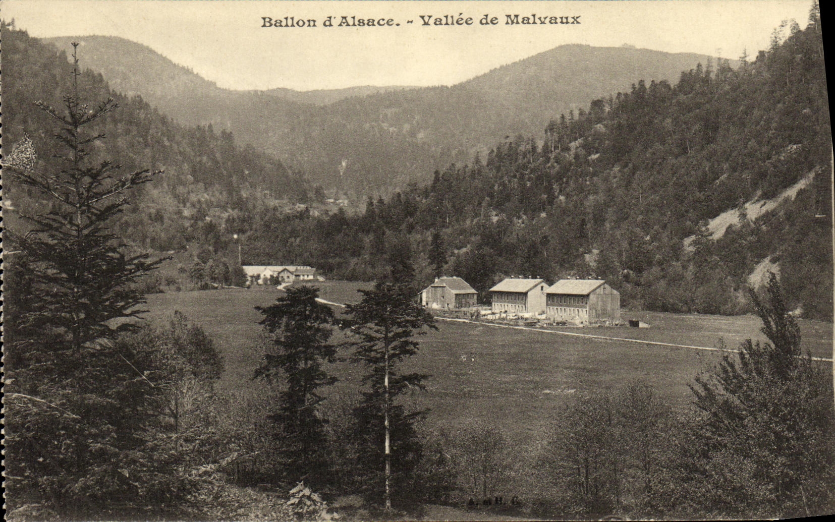 CPA Ballon d Alsace Vallee de Malvaux