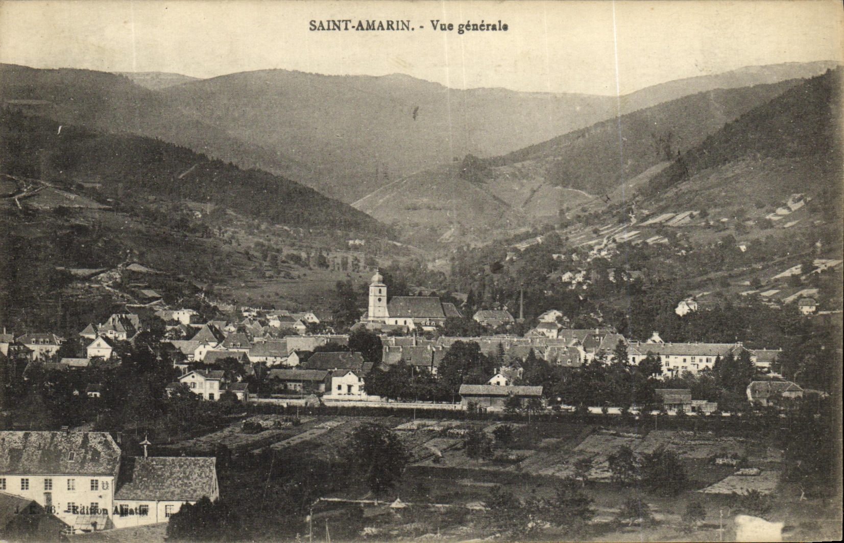 VINTAGE POSTCARD Holy Amarin View