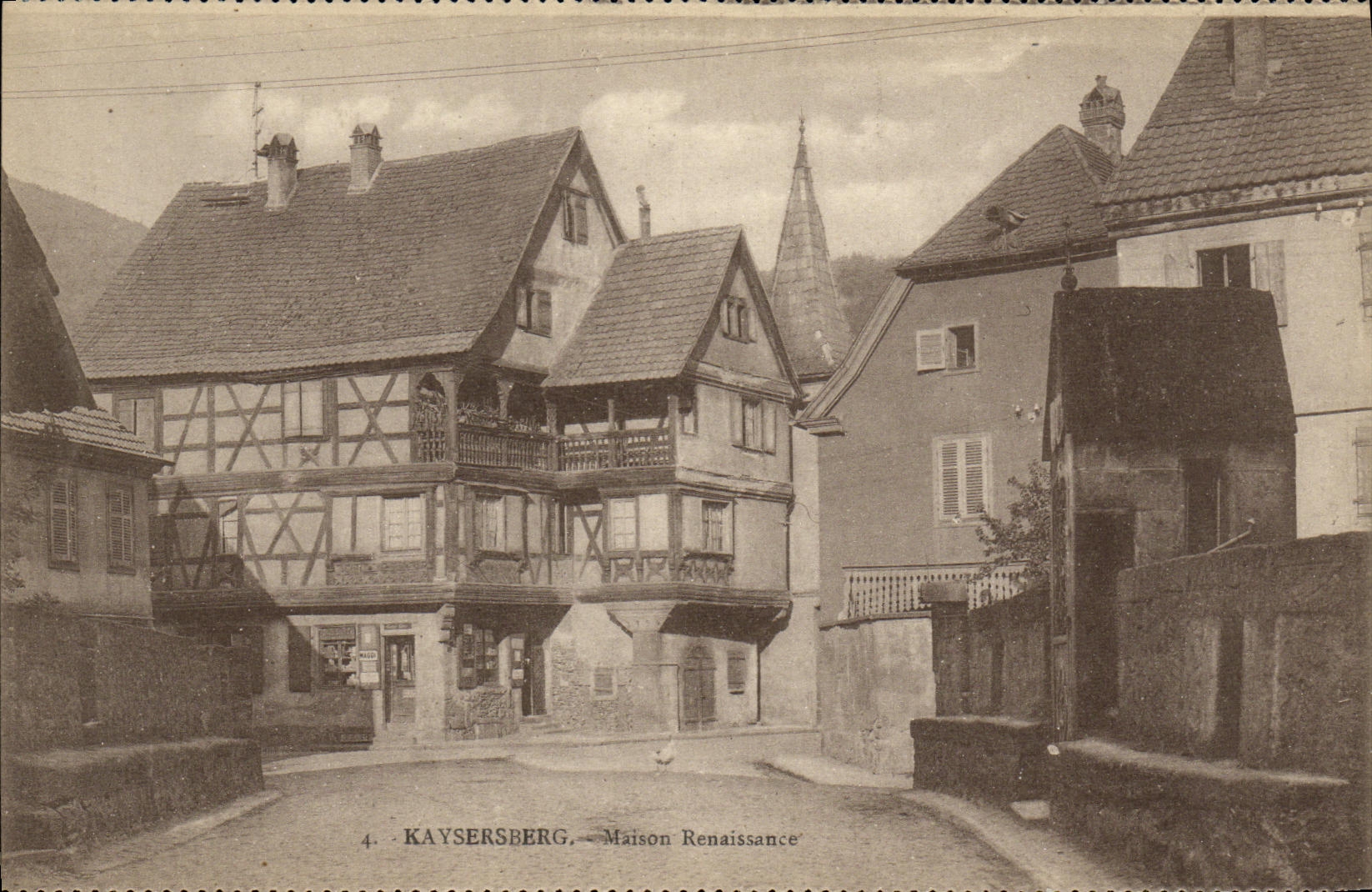 CPA Kaysersberg Maison Renaissance