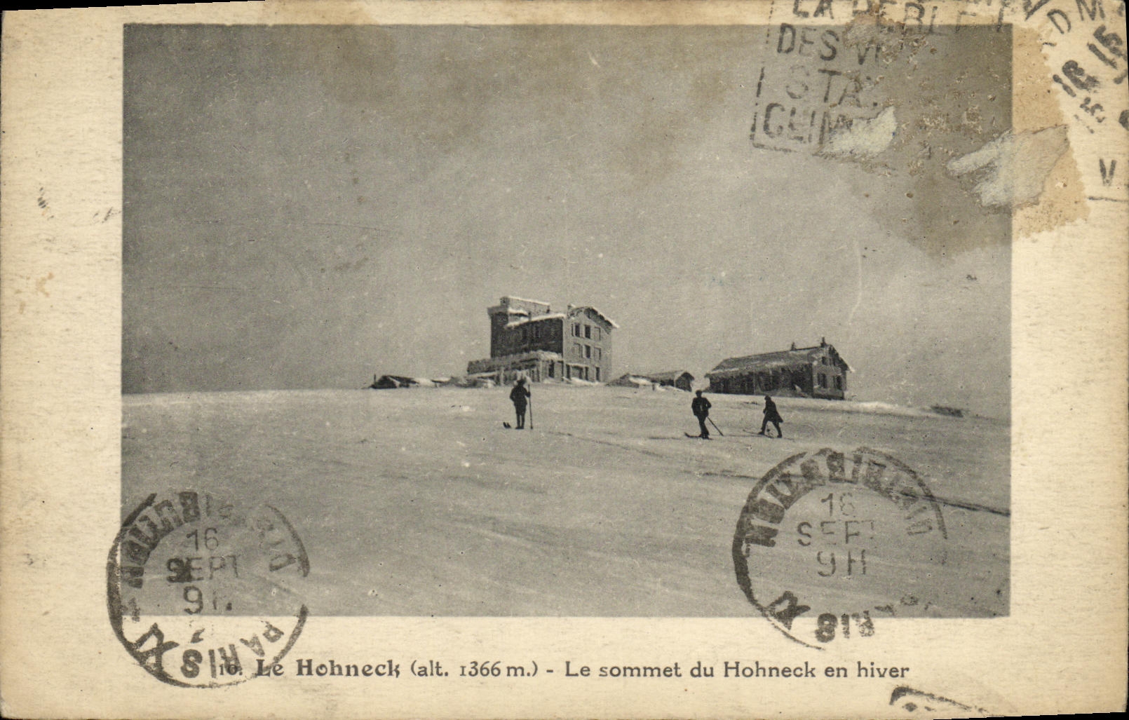 CPA Le Hohneck Le sommet du Hohneck en hiver