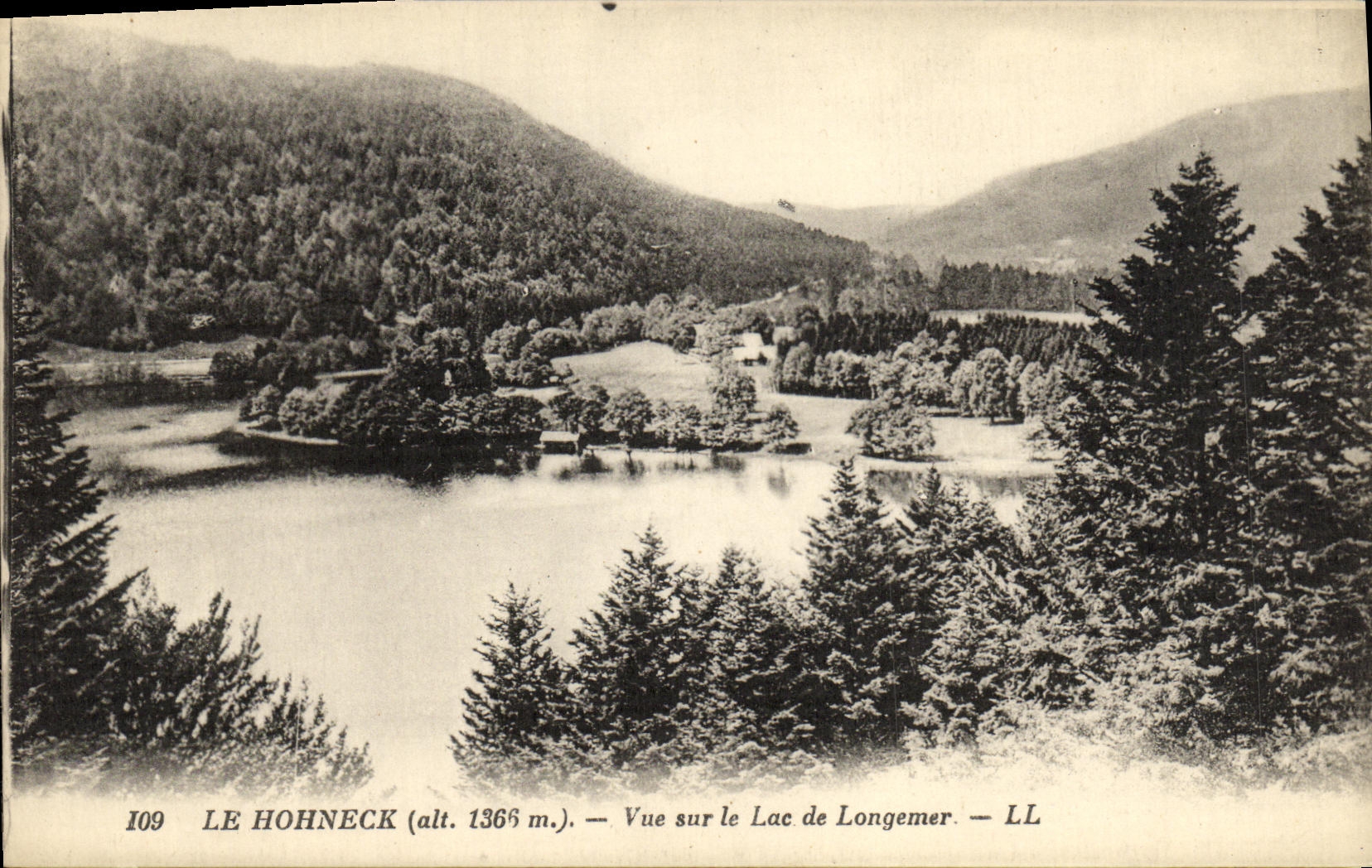 CPA Le Hohneck Vue Sur le Lac de Longemer