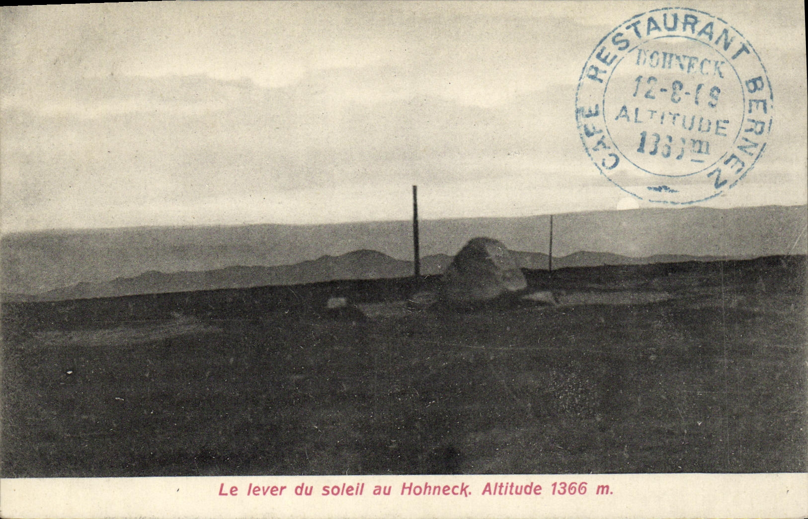 CPA Le Lever du Soleil au Hohneck