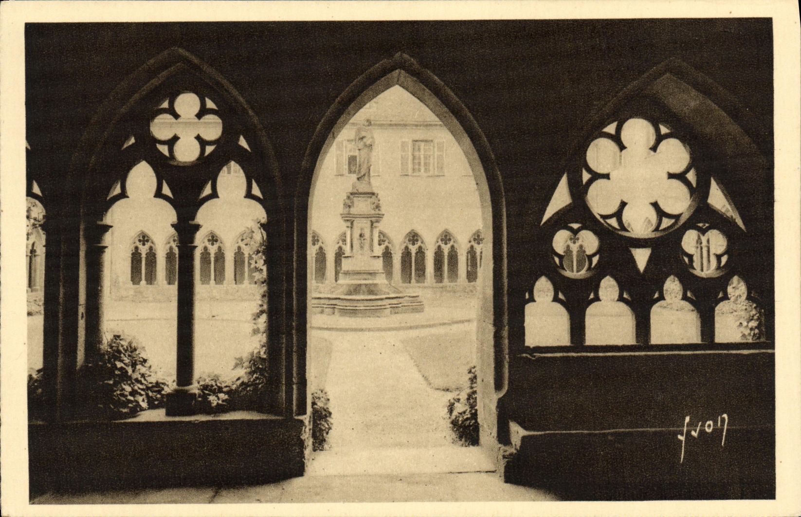 Museo Unterlinden o Schongauer de Colmar de la POSTAL de la VENDIMIA