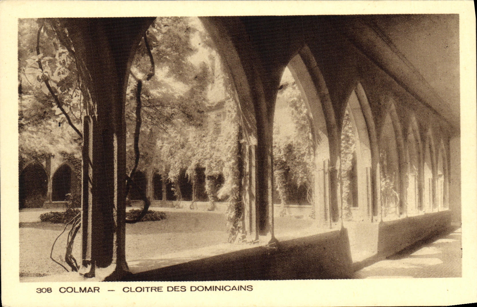 POSTAL Colmar de la VENDIMIA el claustro los dominicanos