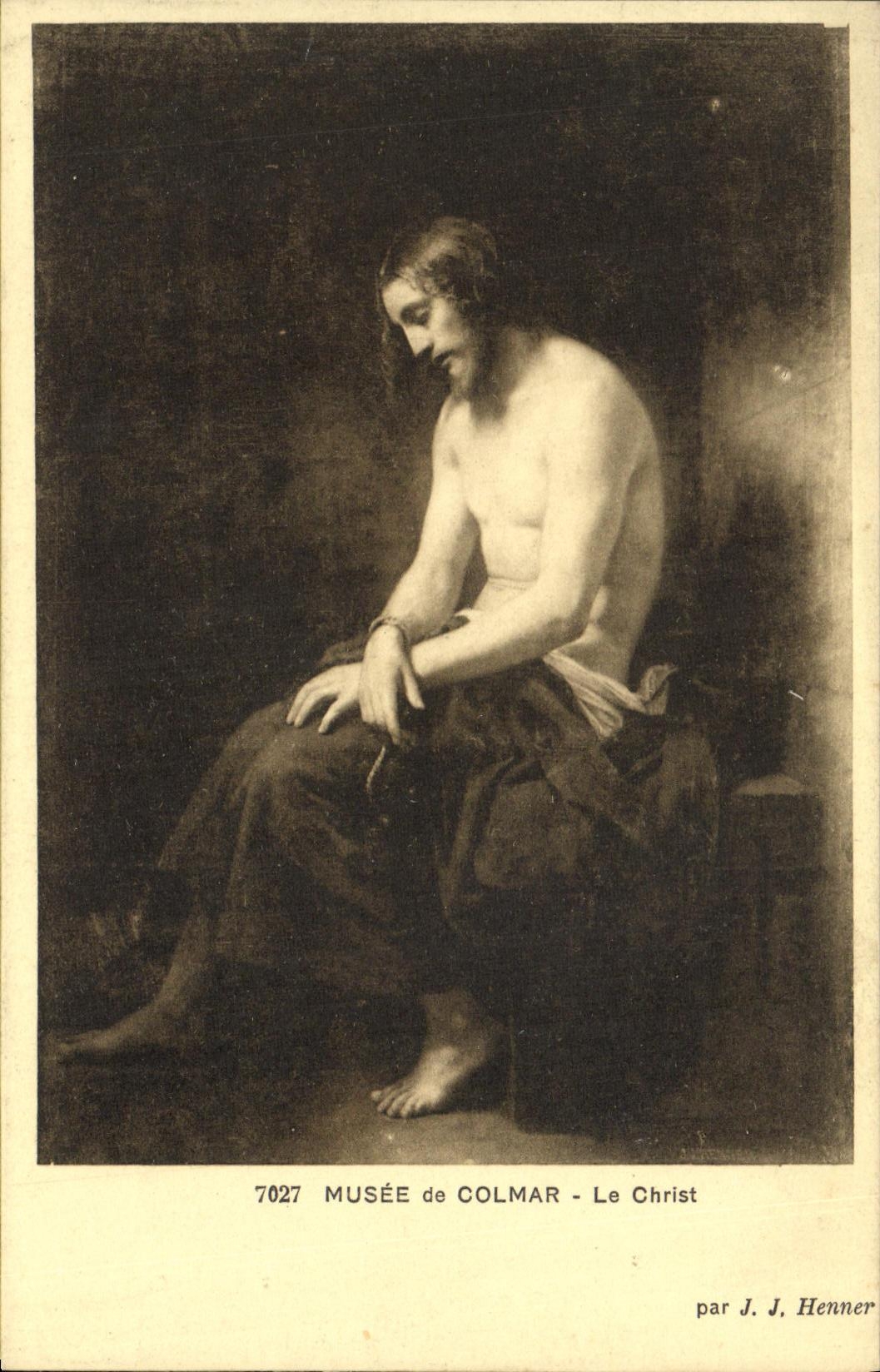 Museo Henner Cristo de Colmar de la POSTAL de la VENDIMIA