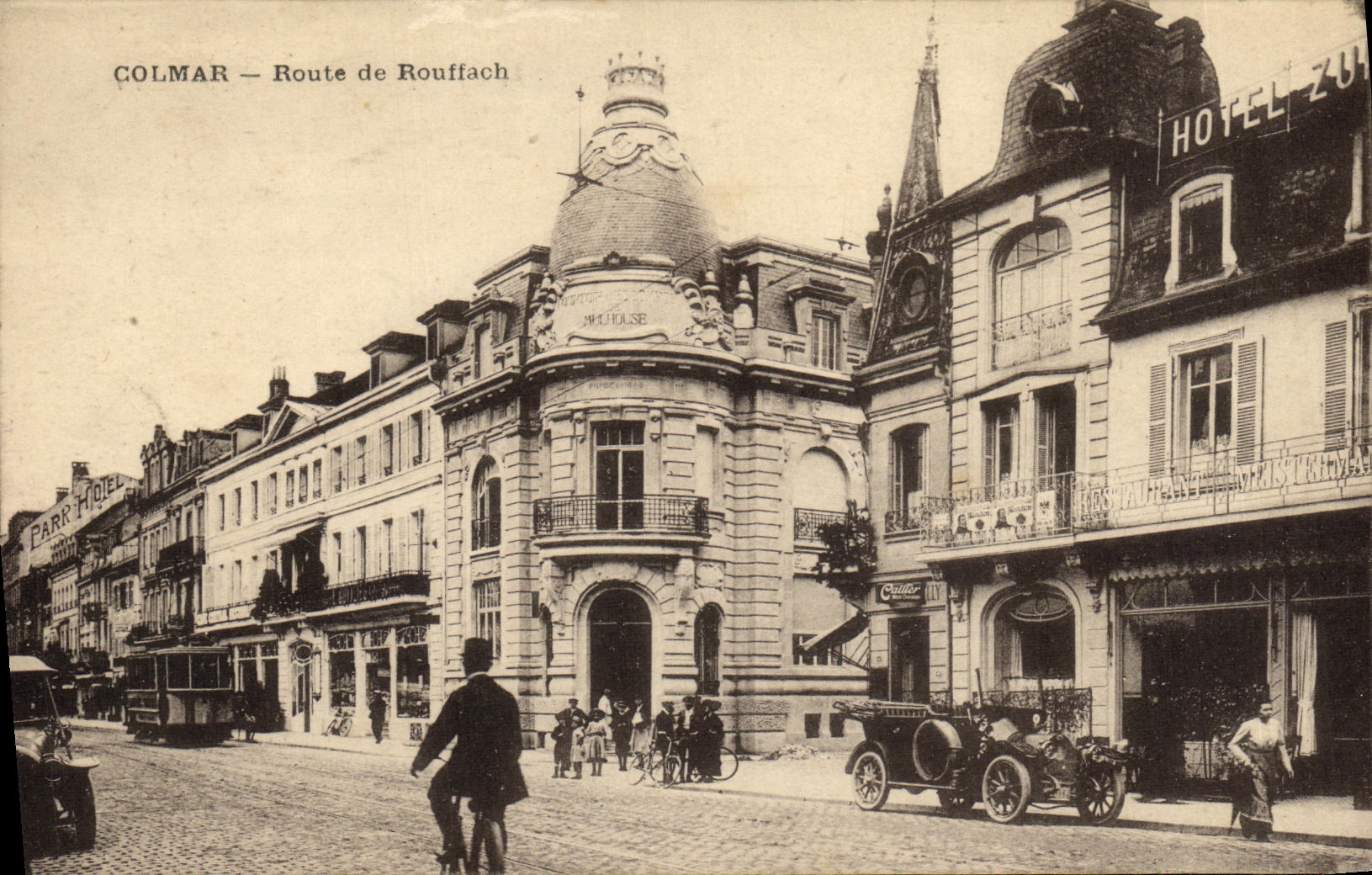 POSTAL Colmar Automobile Road De Rouffach de la VENDIMIA
