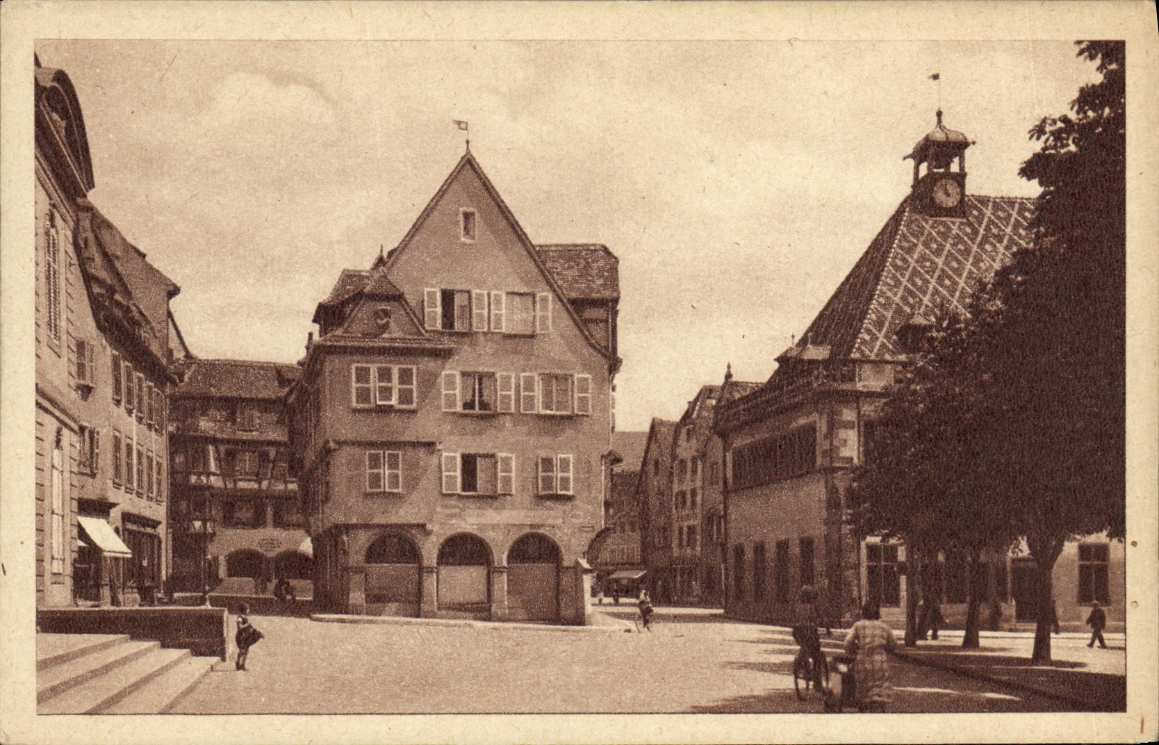 POSTAL Obstmarkt Colmar de la VENDIMIA