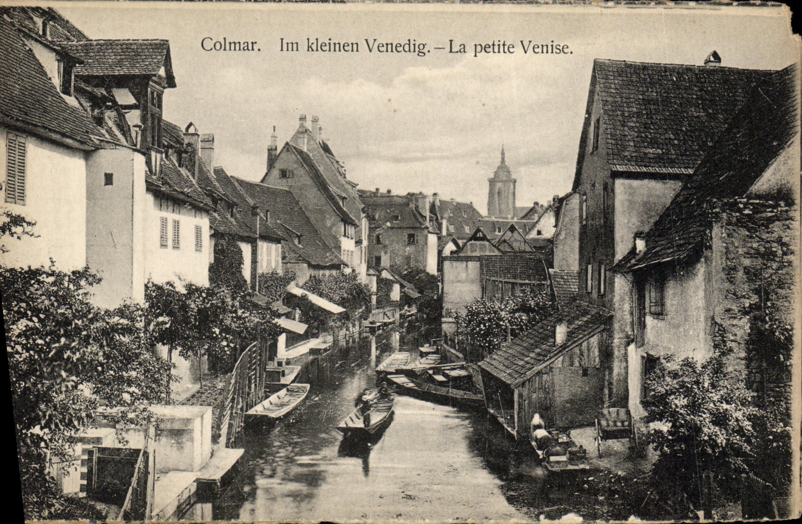 POSTAL Colmar pequeno Venises de la VENDIMIA