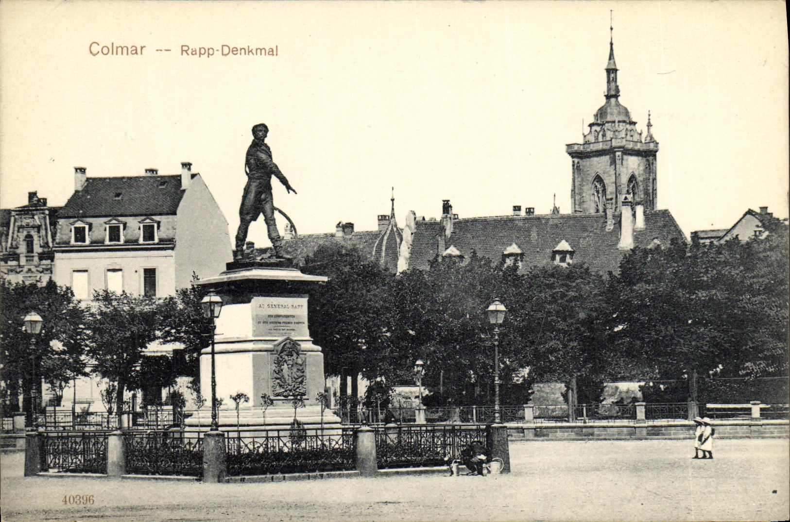 POSTAL Colmar Rapp Denkmal de la VENDIMIA