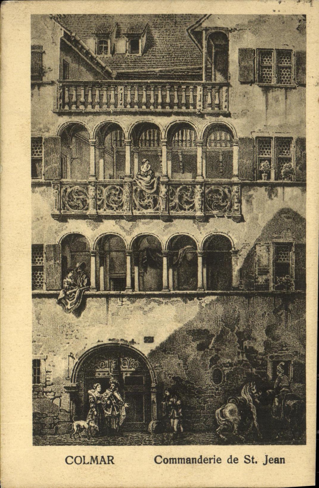 POSTAL Commanderie Colmar de la VENDIMIA de St Jean
