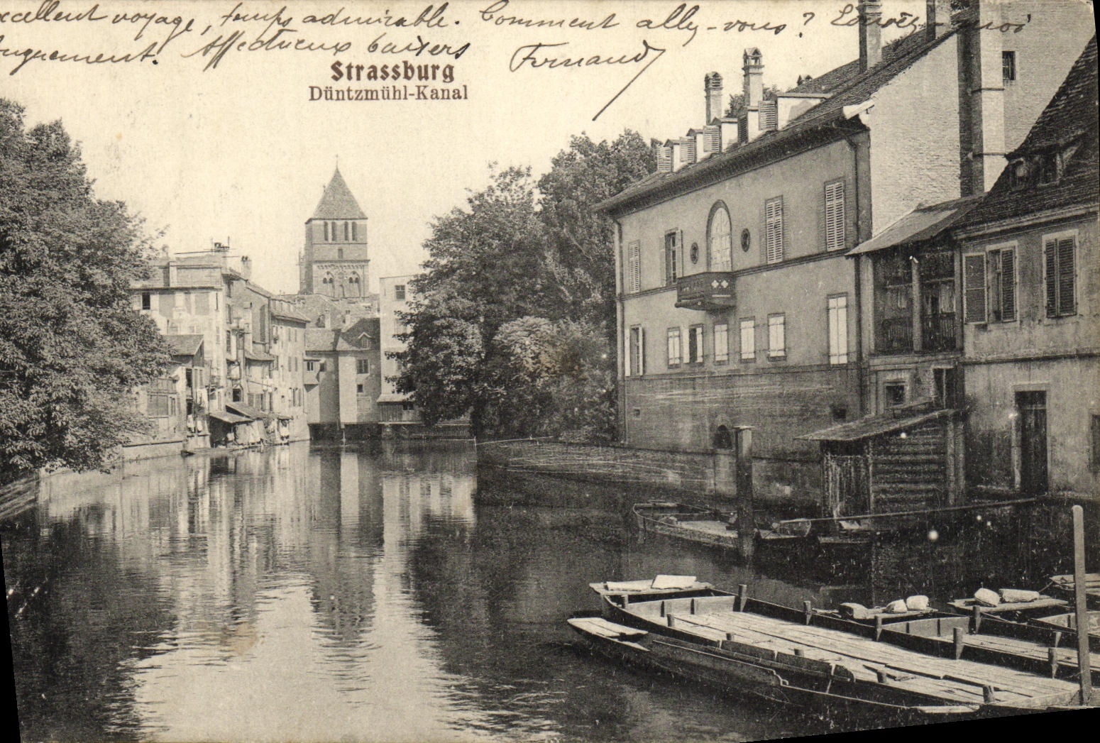 CPA Strasbourg Duntzmuhl Kanal