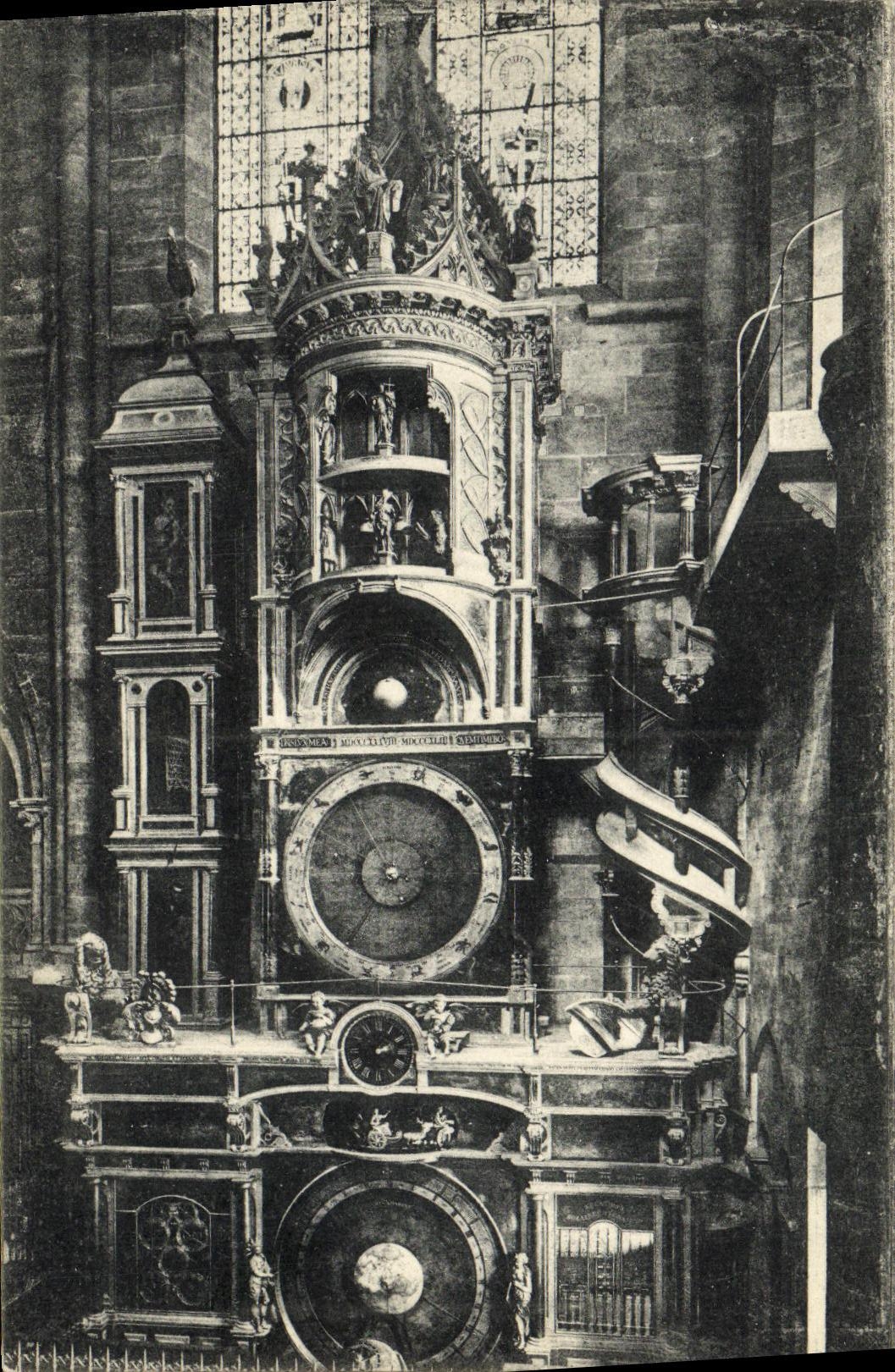 CPA Strasbourg Horloge Astronomique de la Cathedrale