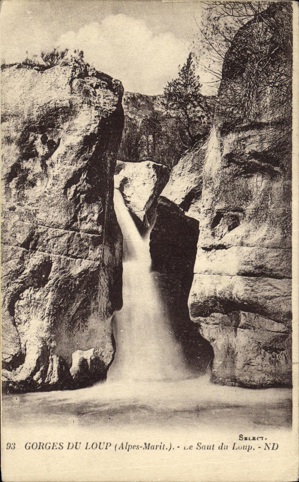 CPA Gorges du Loup Le Saut du Loup