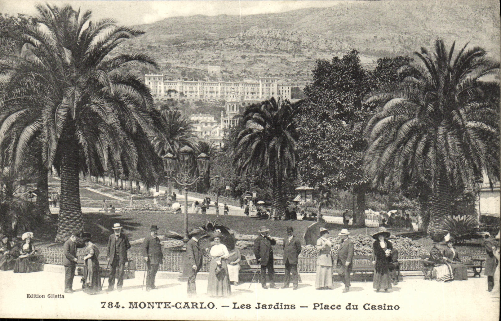 CPA Monte Carlo Les Jardins Place du Casino