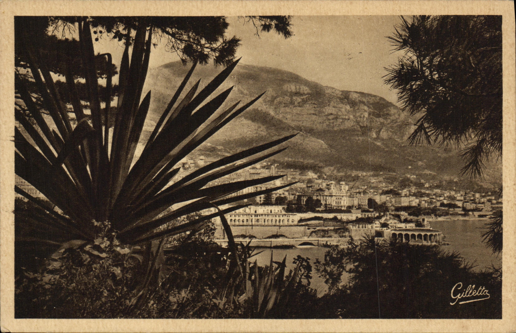 CPA Monte Carlo Entre les Arbres