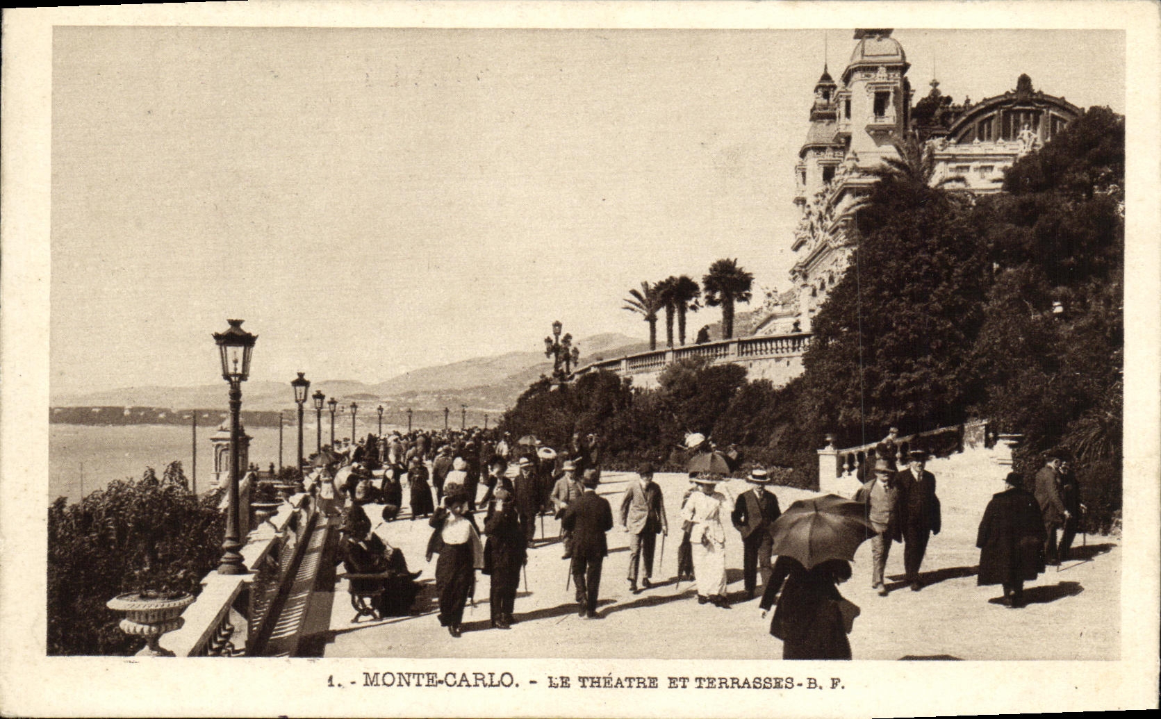 CPA Monte Carlo Le Theatre et Terrasses