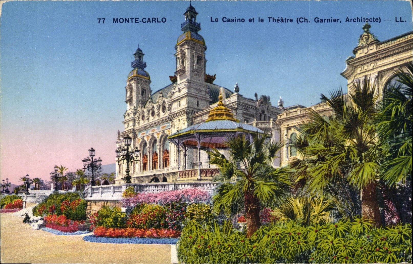 CPA Monte Carlo Le Casino et le Theatre