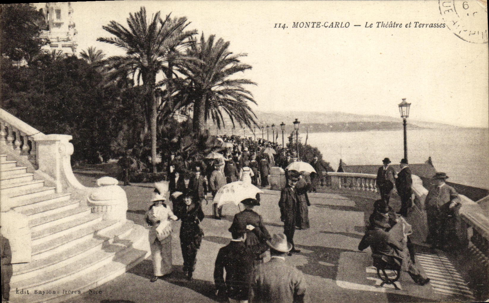 CPA Monte Carlo Le Theatre et Terrasses