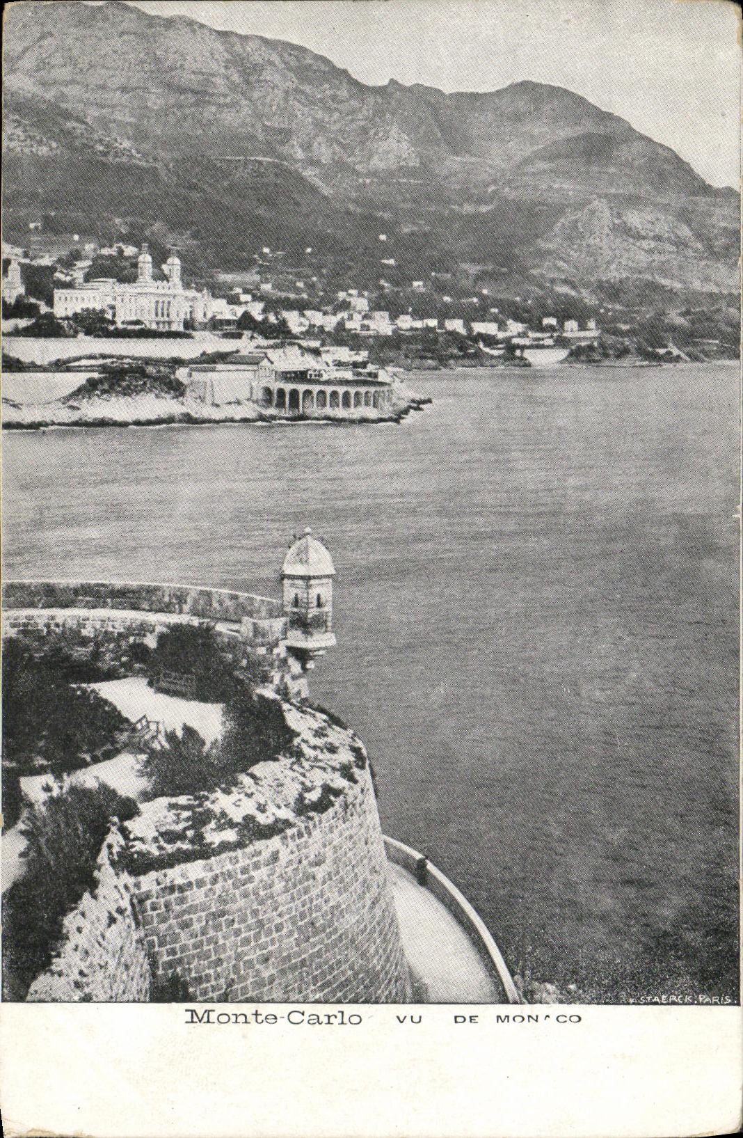 CPA Monte Carlo vu de Monaco