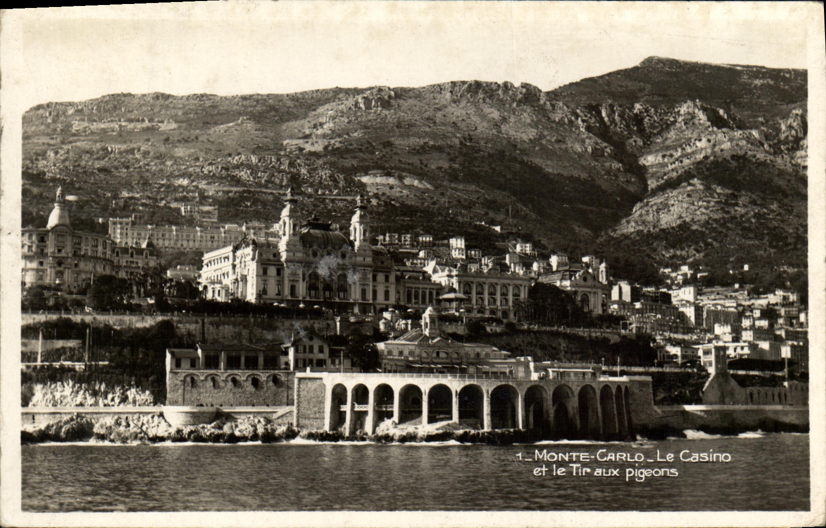 CPA Monte Carlo Le Casino et le Tir aux Pigeons