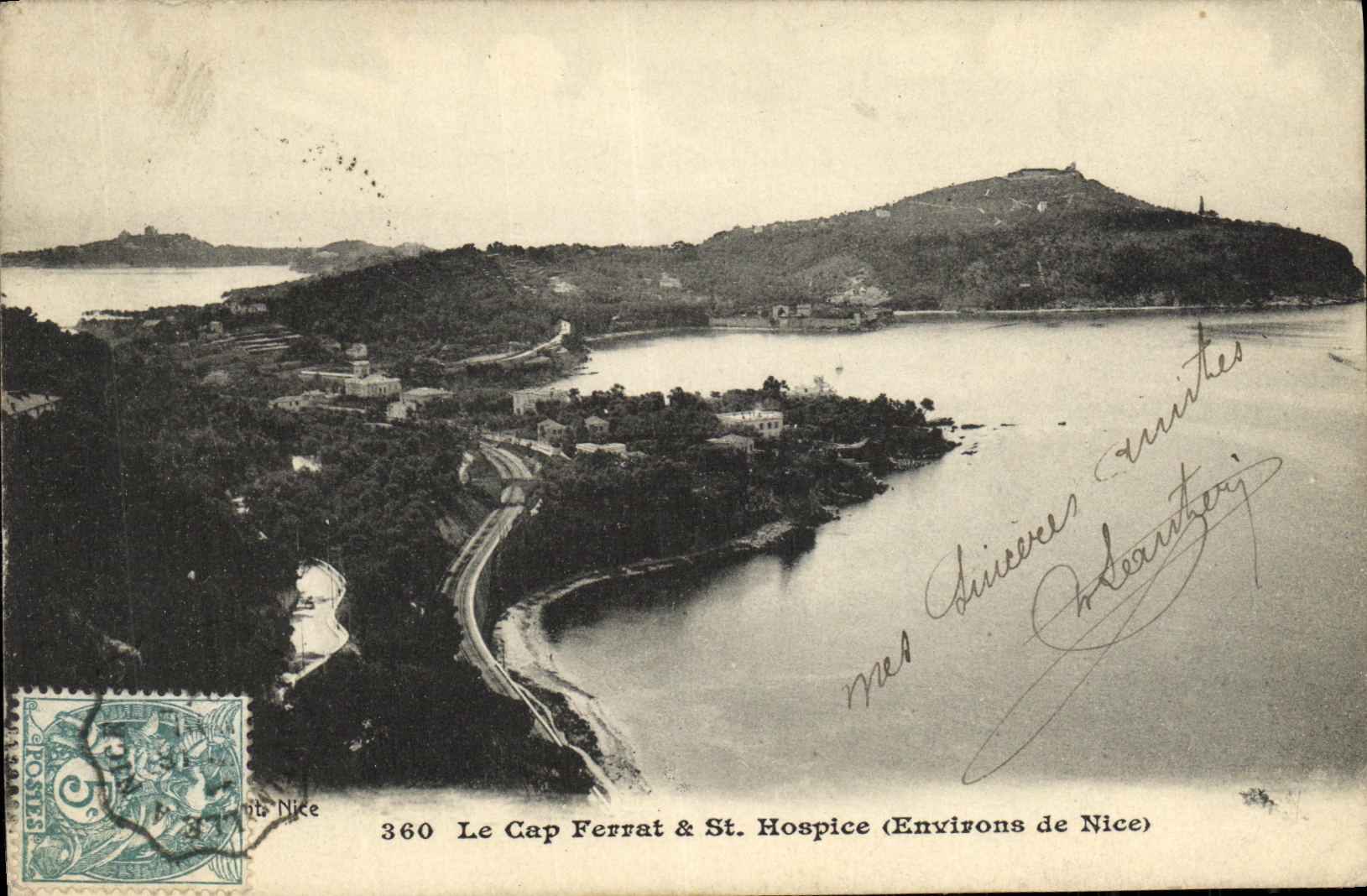 CPA Le Cap Ferrat St Hospice Environs de Nice